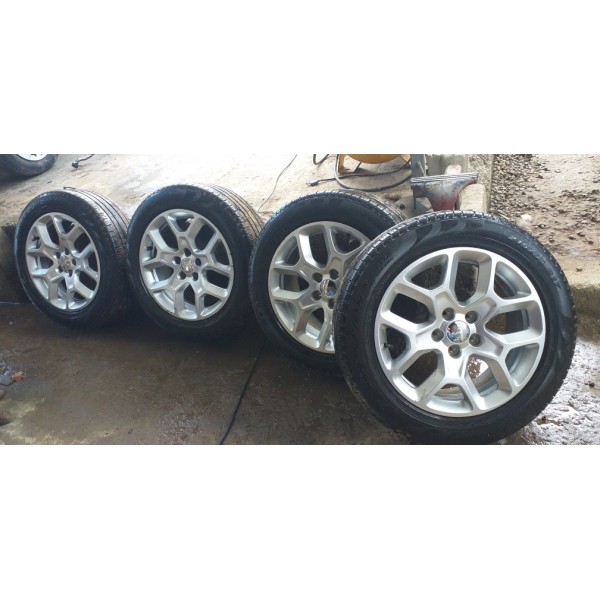 Jogo De Rodas Original Jeep Renegade Aro 17 Sem Pneus!