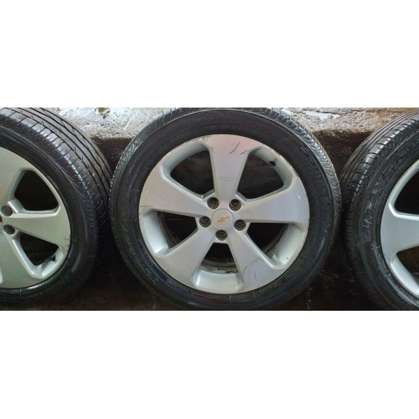 Jogo De Rodas Cruze 12/13 Aro 17 Com Os Pneus 